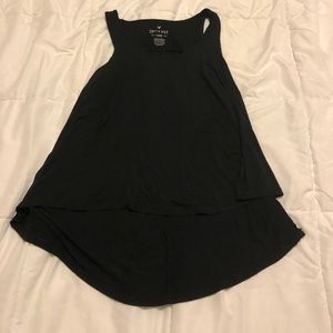Black thank top